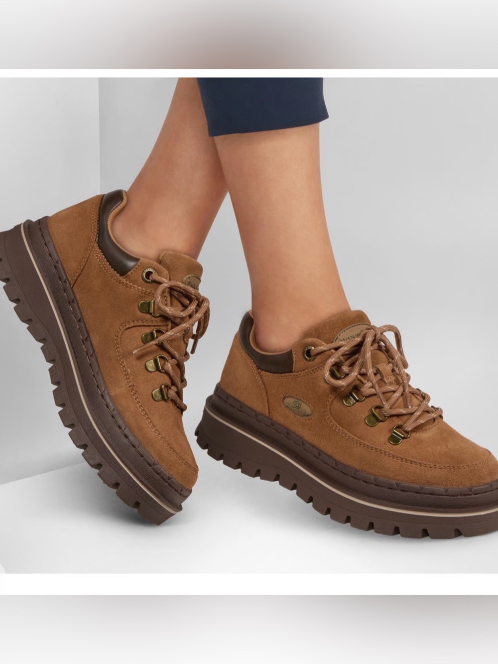 Sketchers Jammers Suede Chestnut Women’s Shoes